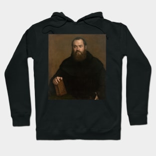 A Monk with a Book by Titian Hoodie